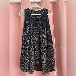 🦚JODIFL Sleeveless Asymmetrical Tunic Floral Paisley Pattern Size Medium EUC